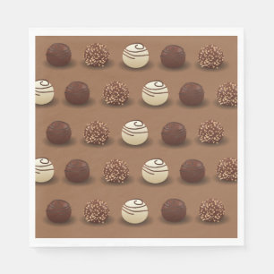 Super Sweet Chocolate Birthday Party Napkin