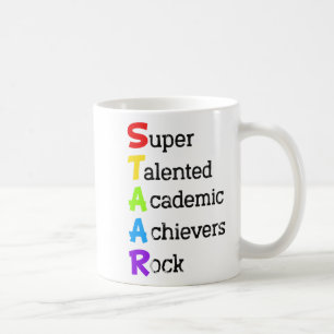 Super Talented Academic Achievers Rock Funny Test Coffee Mug