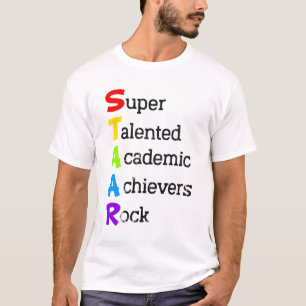 Super Talented Academic Achievers Rock Funny Test  T-Shirt