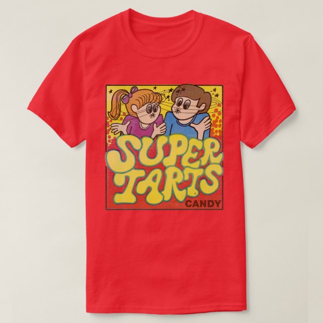 Super Tarts Candy T-Shirt (Design Front)