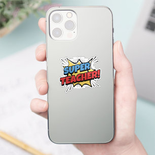 Super Teacher Comic Style