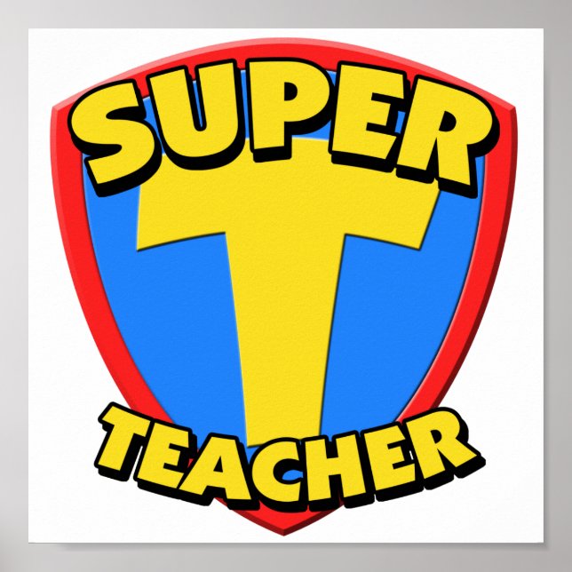 Super Teacher Poster (Front)