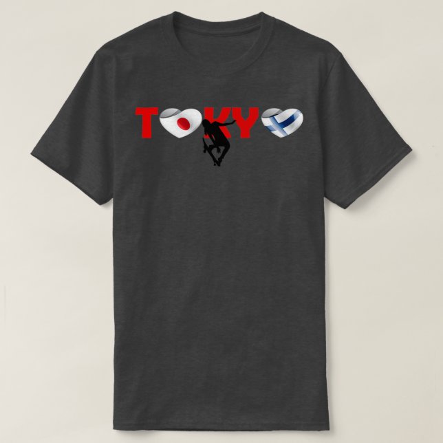 Super Team Finland Skateboarding in Tokyo T-Shirt (Design Front)