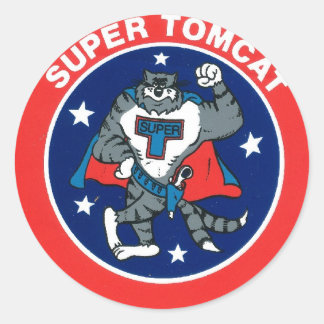 Super Tomcat Classic Round Sticker