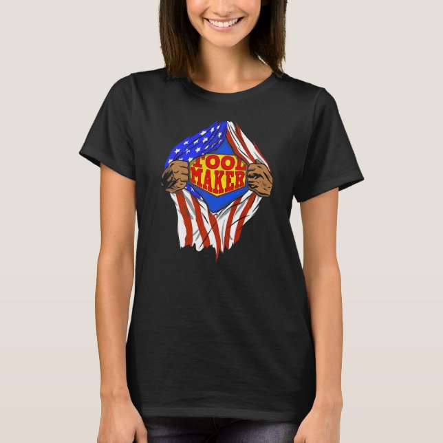 Super Tool Maker Hero Job T-Shirt (Front)
