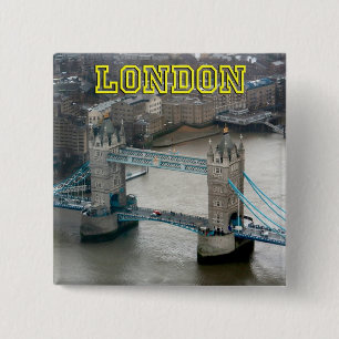 Super! Tower Bridge London 15 Cm Square Badge