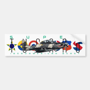 SUPER TUCANO BUMPER STICKER