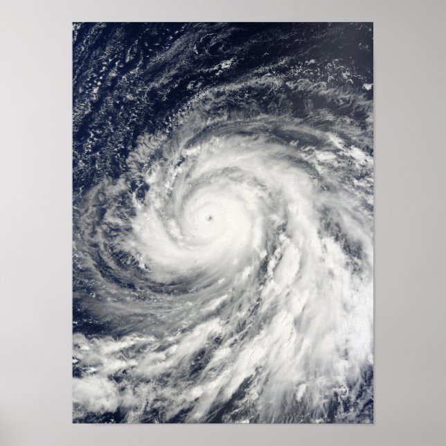Super Typhoon Choi-wan over the Mariana Islands Poster (Front)
