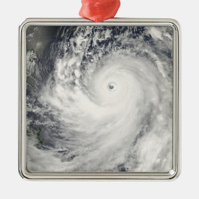 Super Typhoon Man-Yi Metal Ornament (Front)