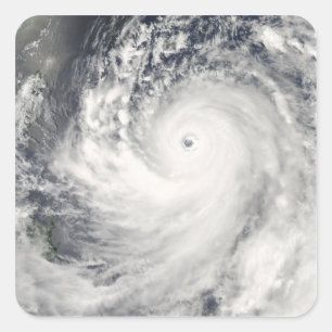 Super Typhoon Man-Yi Square Sticker