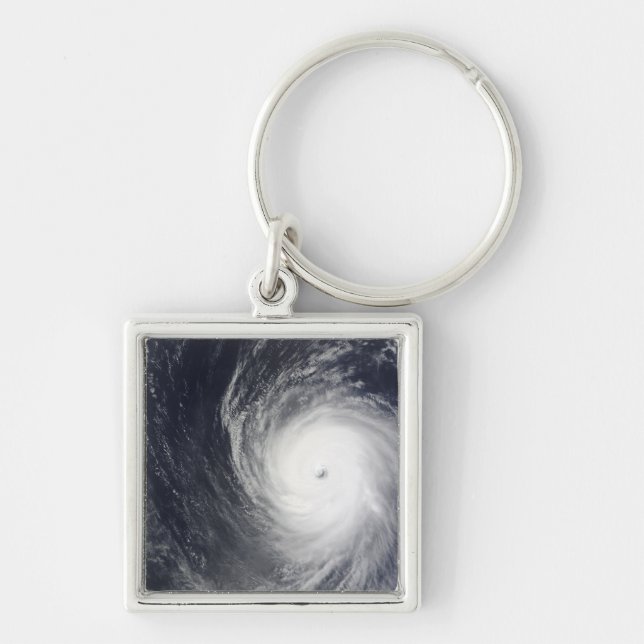Super Typhoon Melor hovers over the Pacific Oce Key Ring (Front)