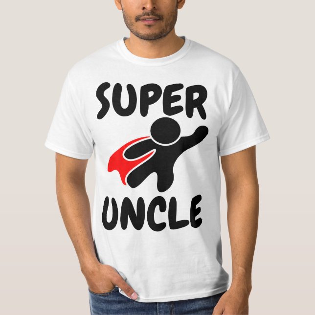 SUPER UNCLE T-shirts, Funny T-Shirt (Front)
