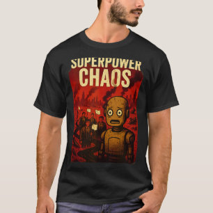 Super Wer Chaos Dystoan Satire War Consequences Gi T-Shirt