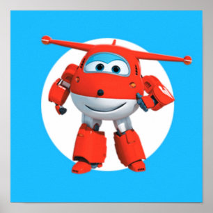 Super wings plane poster