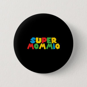 Super Women Day - Gamer Mum For Mothers From Husnd 6 Cm Round Badge