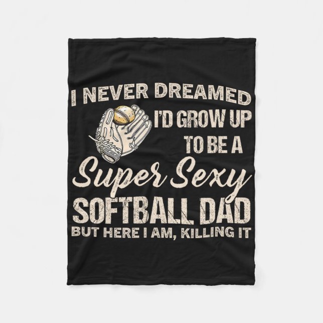 Super Y Softll Dad Softll Lover  Fleece Blanket (Front)