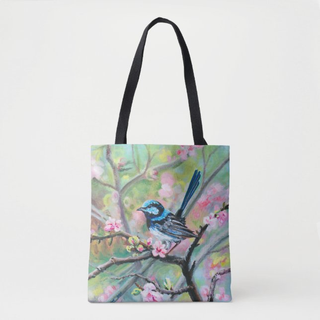 Superb Fairy Wren - Tote Bag (Front)