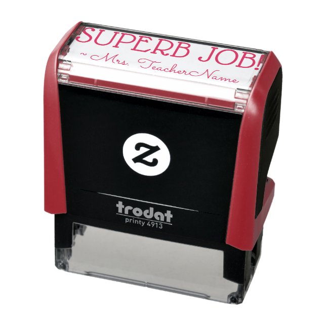 "SUPERB JOB!" Acknowledgement Rubber Stamp (Product)