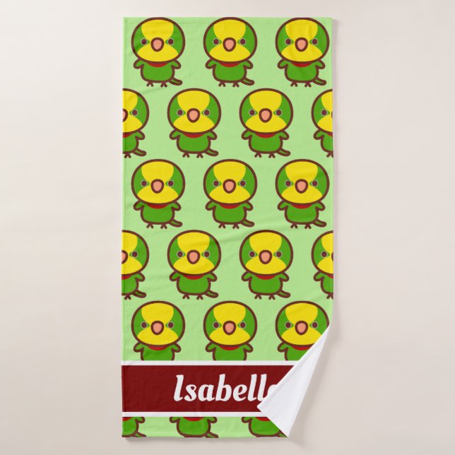 Superb parrot bath towel (Bath Towel)