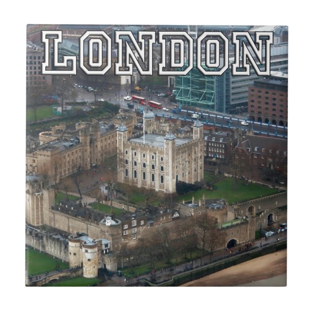 Superb! Tower of London United Kingdom Ceramic Tile (Front)