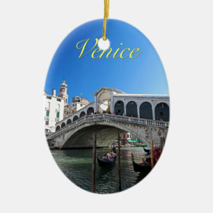 Superb! Ultimate Venice, Rialto, Grand Canal Ceramic Ornament