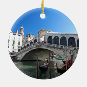 Superb! Ultimate Venice, Rialto, Grand Canal Ceramic Tree Decoration