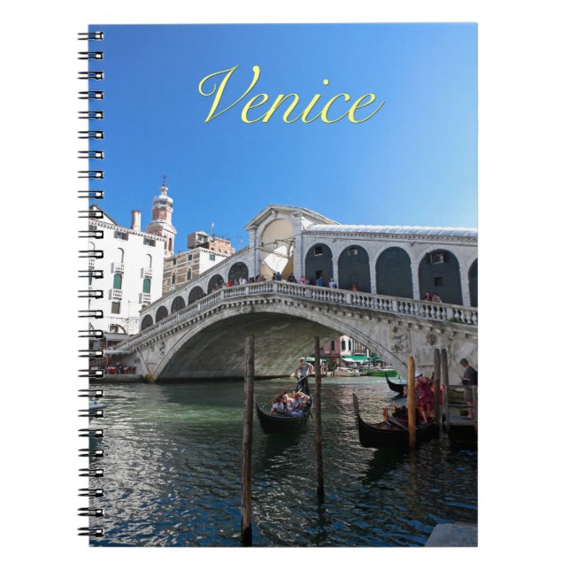Superb! Ultimate Venice, Rialto, Grand Canal Notebook (Front)