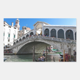 Superb! Ultimate Venice, Rialto, Grand Canal Rectangular Sticker