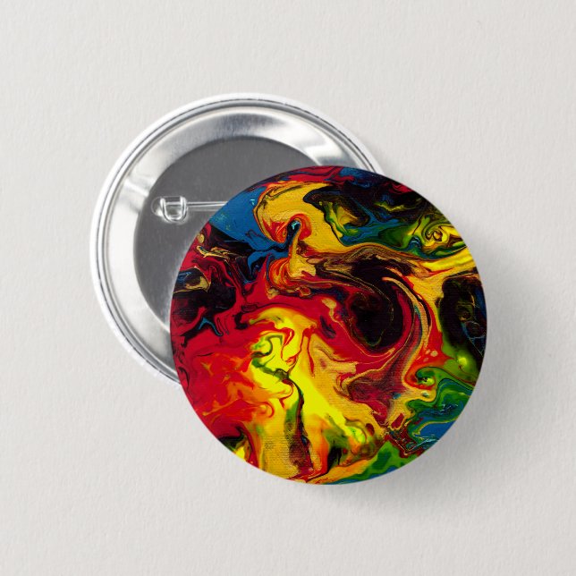 Superball 6 Cm Round Badge (Front & Back)
