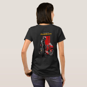Superbike Racing Maximum Passion Biker Graphic 2 T-Shirt