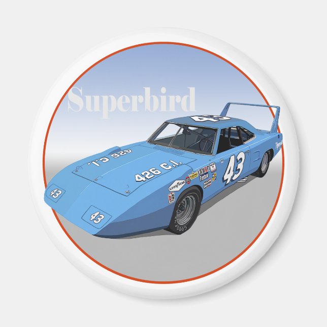 Superbird 43 magnet (Front)