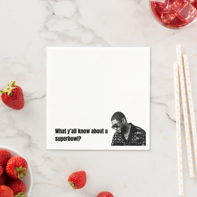 Superbowl Napkins (Insitu)