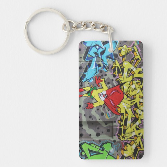 Superbunny Graffiti Key Ring (Front)