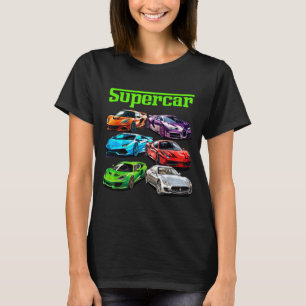Supercar Cool Car Guy Srts Racing Fan Graphic Men T-Shirt