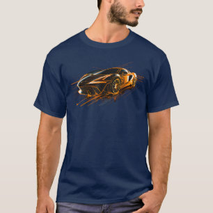 Supercar Eotic Sports Car Concept Car Poster Style T-Shirt