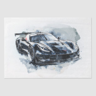 Supercar Racing Car Decoupage Tissue Paper