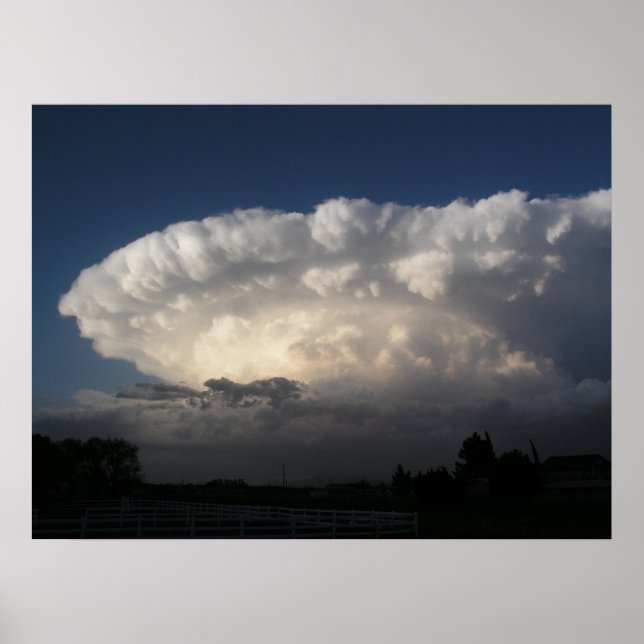 Supercell Coud Storm Poster (Front)