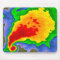 Supercell on Radar Mousepad for the Meteorologist