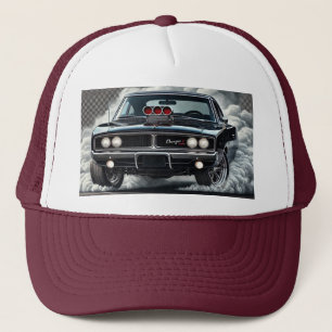 Supercharged Muscle Car Trucker Hat