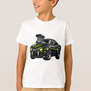 Supercharged Snake-Eye Muscle Car T-Shirt