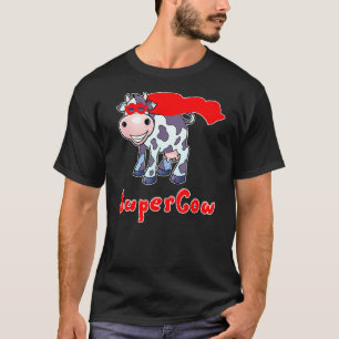 Supercow Superhero Cow For Men Women Kids T-Shirt