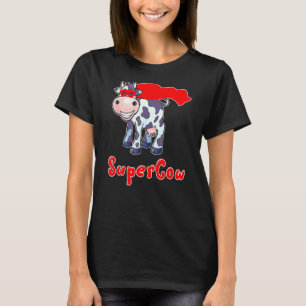 Supercow Superhero Cow For Men Women Kids T-Shirt
