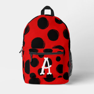 Supercute Ladybug Spots Printed Backpack