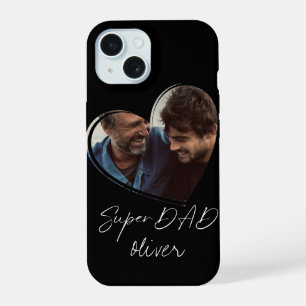 SuperDAD Modern Photo Father's Day iPhone 15 Case