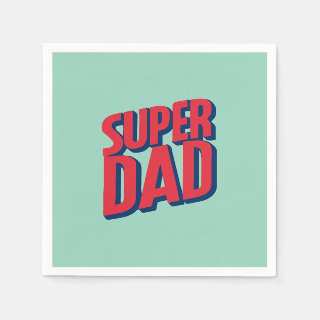 Superdad Napkin (Front)