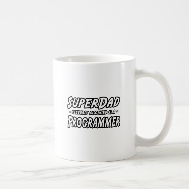 SuperDad...Programmer Coffee Mug (Right)