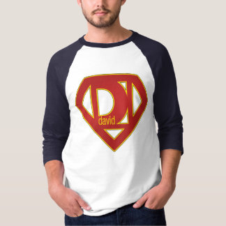 SuperDavid - 3/4 Sleeve T-Shirt