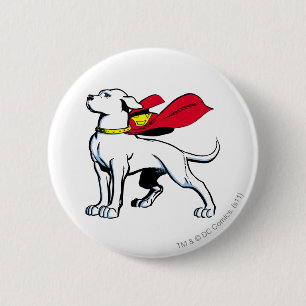 Superdog Krypto 6 Cm Round Badge