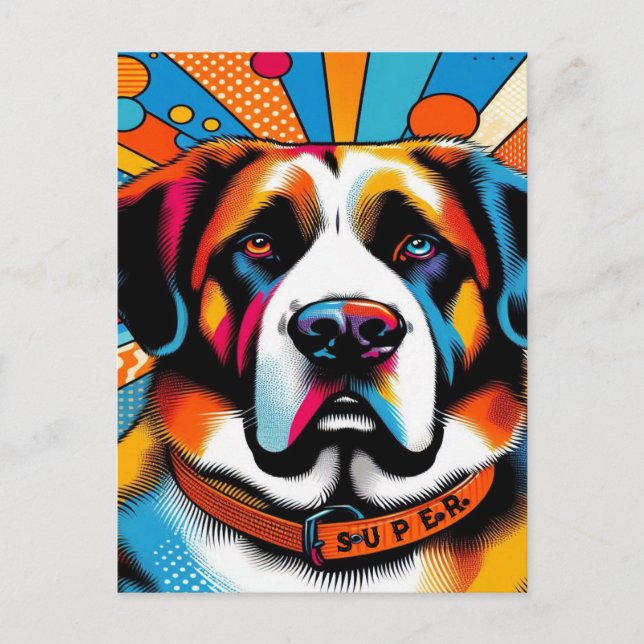 Superdog super dog rescue Party Invitations PCs (Front)