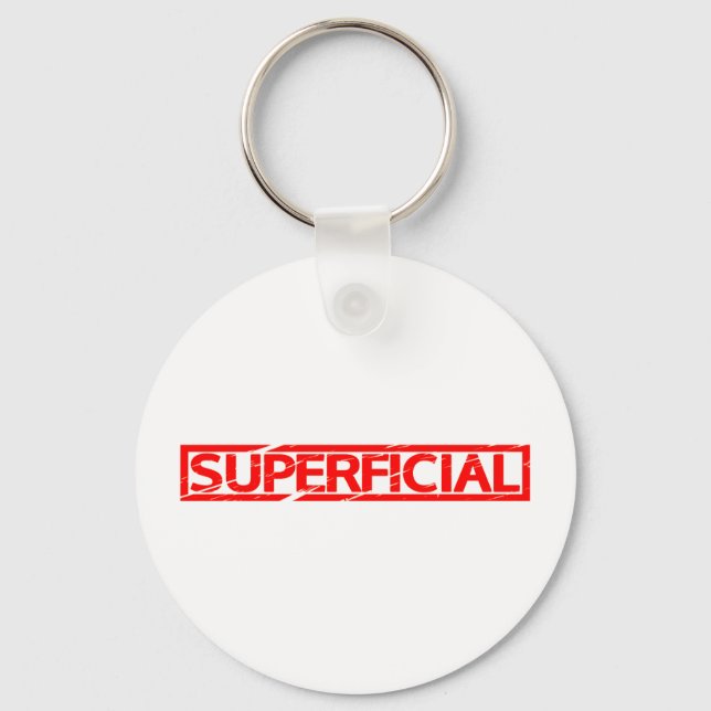 Superficial Stamp Key Ring (Front)